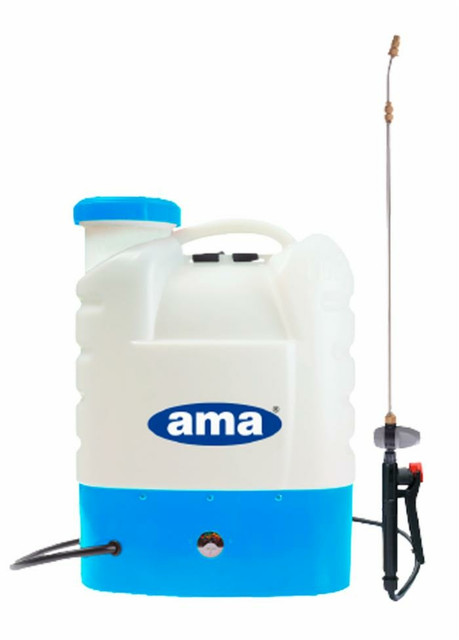 Pompa a spalla da 16L con batteria piombo ricaricabile - Ama