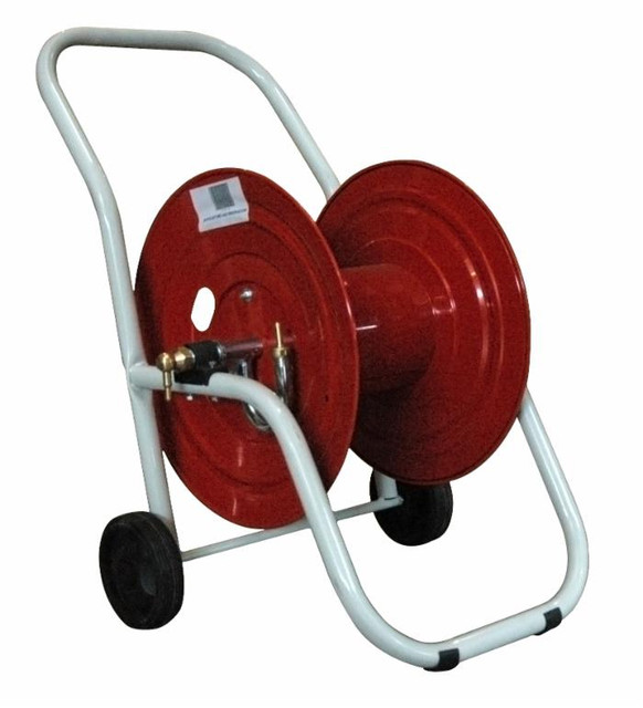 Avvolgitubo con base e manico - 200m - Ama