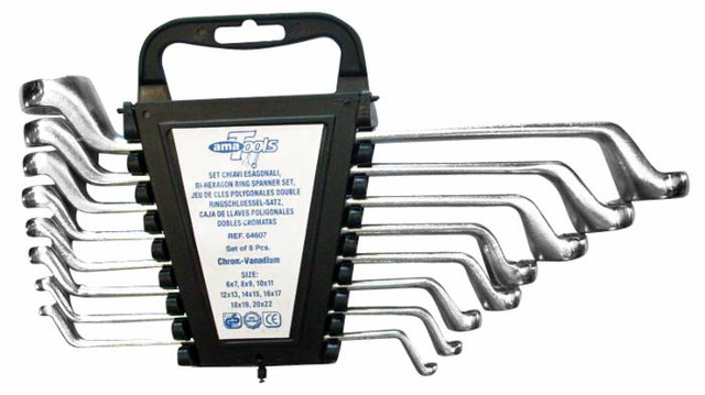 Set 8 chiavi poligonali doppie - Ama Tools