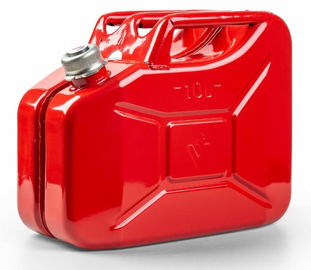 Tanica in metallo da 10 lt rossa - Ama