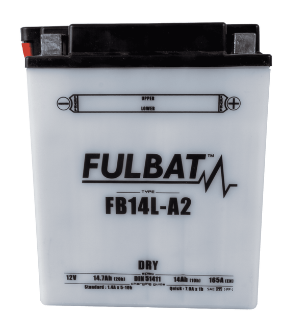 Batteria Fulbat per trattorini tagliaerba da 12V 14Ah con acido - Fulbat