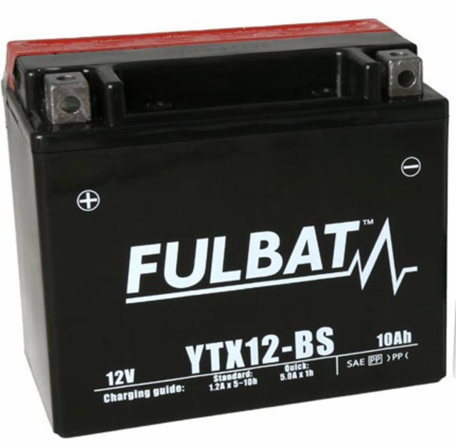 Batteria Fulbat per trattorini tagliaerba da 12V 10Ah con acido - Fulbat