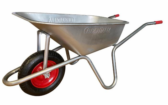 Carriola con vasca zincata da 100 lt - Ama