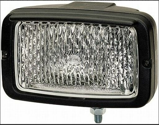 Hella Faro da lavoro rettangolare nero - Hella