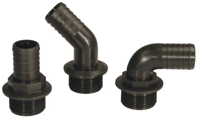 Raccordo portagomma Arag 45° con filetto maschio G 1 1/2" diametro 35mm - Arag
