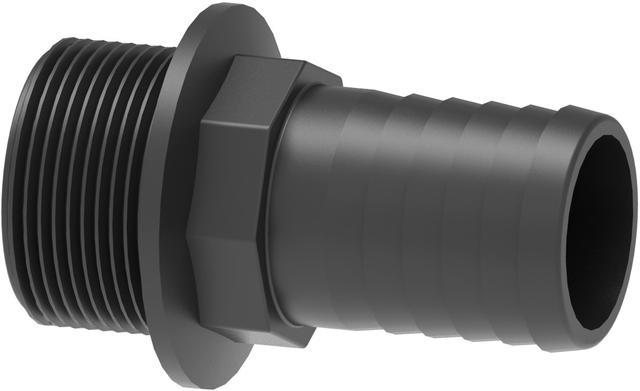 Raccordo portagomma dritto Arag filetto maschio G 1" e diametro 32mm - Arag
