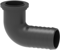 Raccordo curvo Ø40 piano per girello 1"1/2 - Arag