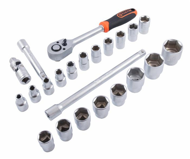 Vaschetta assortimento chiavi a bussola 1/2" da 23 pezzi - No brand