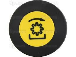 Interruttore a pulsante Pneutron giallo simbolo PTO - Pneutron