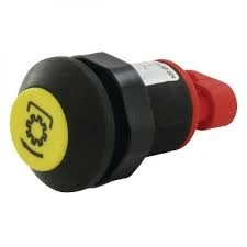 Interruttore a pulsante Pneutron presa di forza giallo - Pneutron
