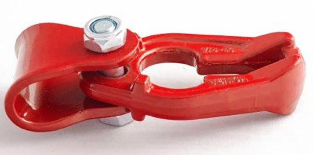 Gancio girevole fune-catena G80 per catena Ø 7/8mm lunghezza 140mm - No brand