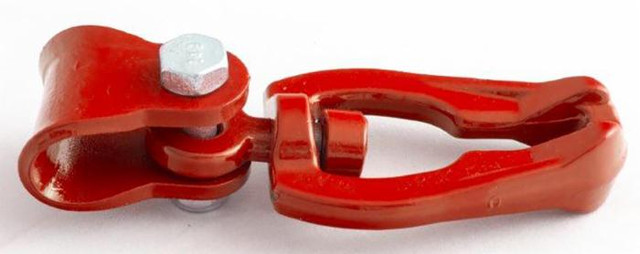 Gancio girevole fune-catena G80 per catena Ø 7/8mm lunghezza 200mm - No brand