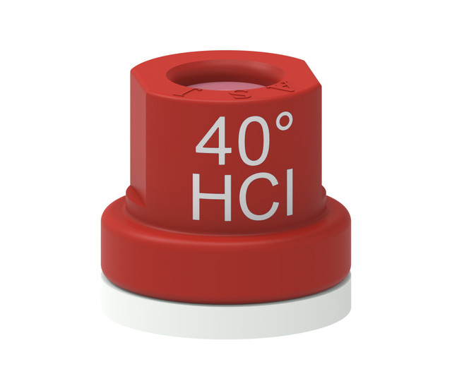 Ugello a cono ceramico asjsprayjet HCI 40° rosso - Asj Spray-Jet