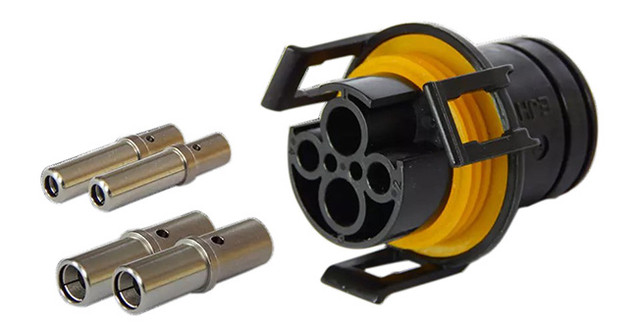 Kit spina 4 poli ISOBUS 12V in plastica  - Erich Jaeger