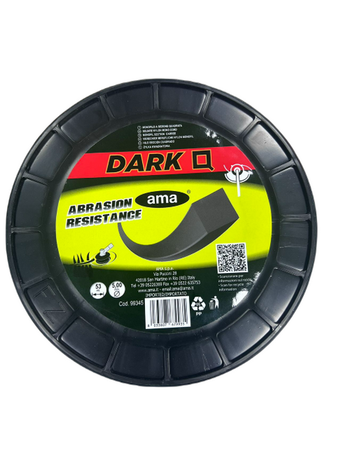 Monofilo quadrato nero Ama 3,0 mm x 144 m - Ama