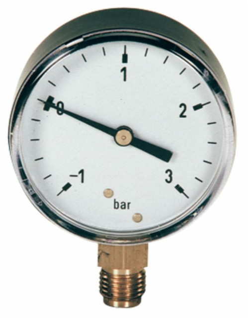 Manovuotometro  Ø 80 mm,filetto M3/8" - Riv
