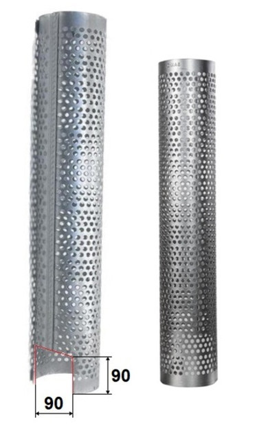 Griglia antiscottatura Ø 130 mm x h 830 mm + Ø 78 mm x h 443 mm - No brand