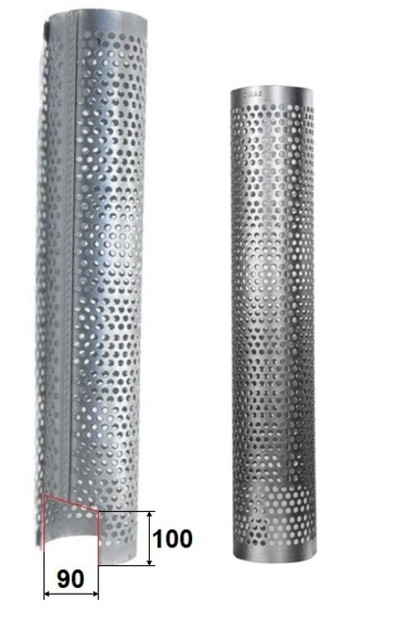 Griglia antiscottatura Ø 145 mm x h 830 mm  + Ø 89 mm  x h 443 mm - No brand