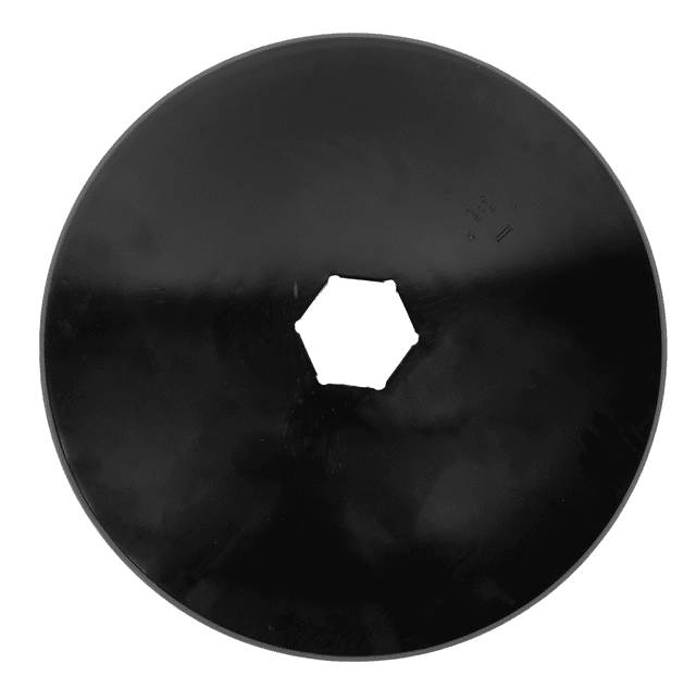 Disco frangizolle liscio Ø 610mm sp. 6mm con foro esagonale da 92mm - Ama