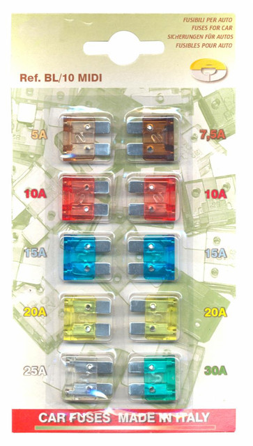 Blister 10 fusibili bilama - Ama