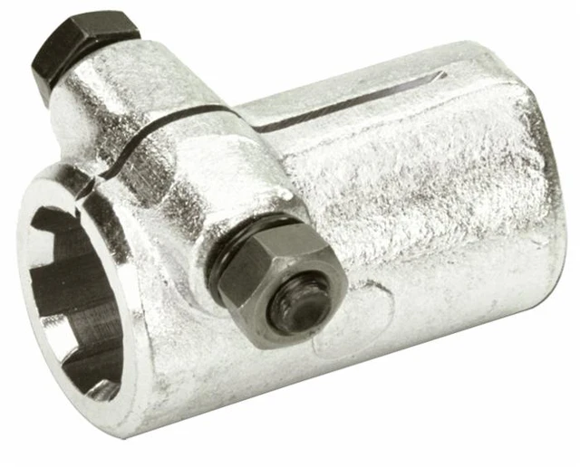 Bussola scanalata con bullone e profilo interno 1"3/8 con 6 scanalature e lunghezza 130mm - Ama