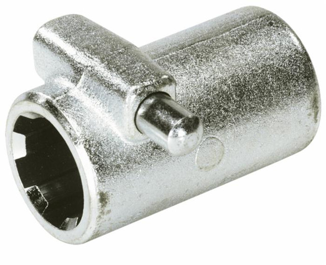 Bussola scanalata con pulsante e profilo interno 1"3/8 con 6 scanalature e lunghezza 80mm - Ama