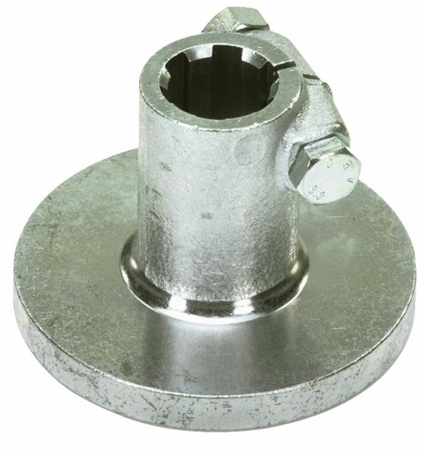 Mozzo scanalato profilo 1”3/8 lungo 83mm 6 cave con flangia - Ama