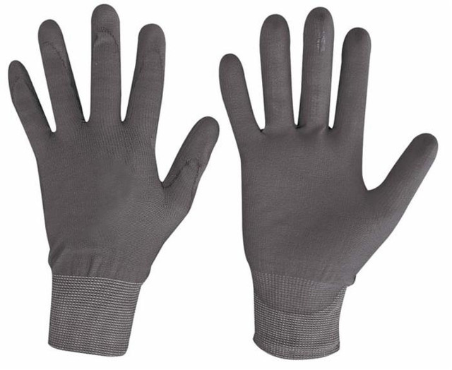 Guanto in poliuretano spalmato nero taglia M - Ama