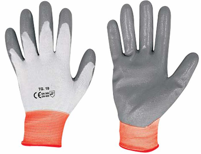 Guanto in nitrile spalmato taglia L - Ama