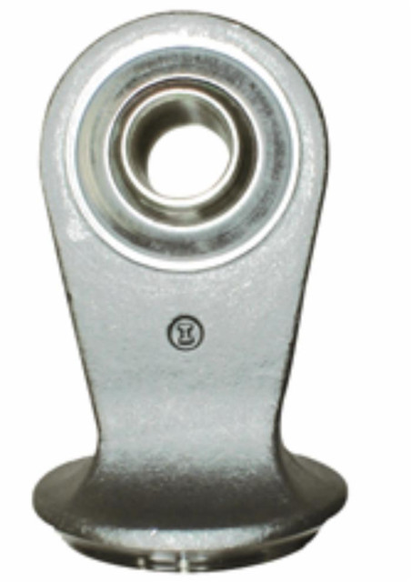 Fondello in alluminio 60 mm con snodo Ø 25 mm - Ama