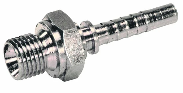 Raccordo maschio a pressare filetto 1/4” tubo 1/4” - Ama Refluid