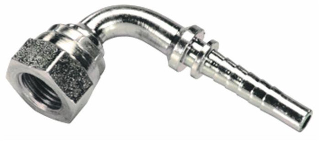 Raccordo femmina 90° a pressare filetto 1/4” tubo 1/4” - Ama Refluid