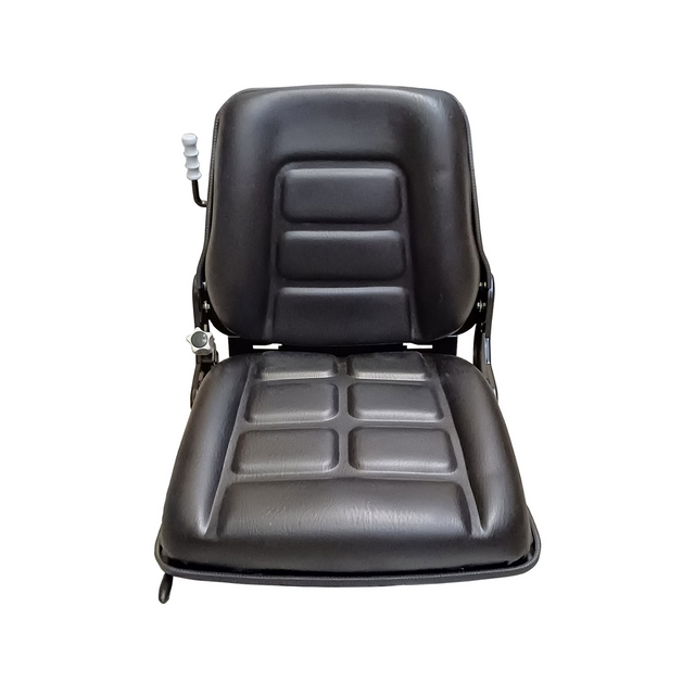 Sedile in ecopelle con guide pesanti e microswitch Ama - Seat Industries