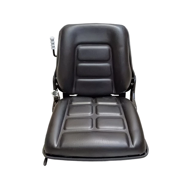 Sedile in ecopelle con guide pesanti e microswitch Ama - Seat Industries
