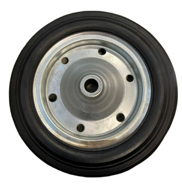 Ruota gomma piena 385x85 boccola ø 30x80 - Ama