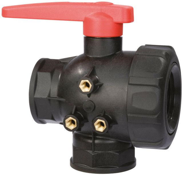 Valvola a sfera a 3 vie Arag 1" flusso continuo - Arag