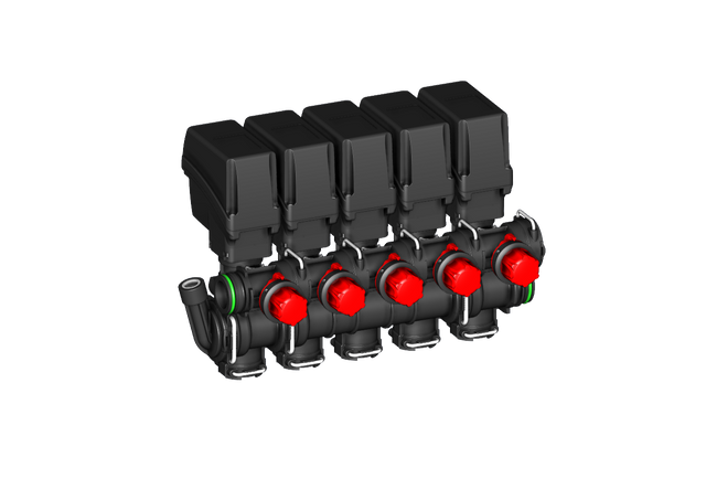 Gruppo elettrovalvole Arag 863t0150 5 vie 20 bar - Arag