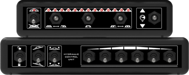 Universal switch box isobus Arag 4681d21 13 vie 9 funzioni idrauliche - Arag