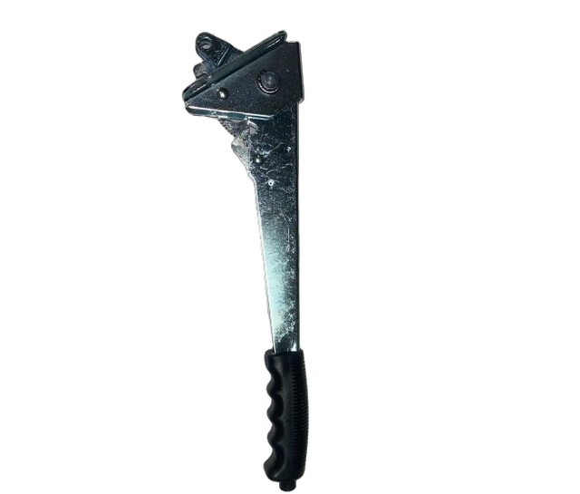 Leva freno a mano Ama zincata con manopola e cremagliera fissa - Ama