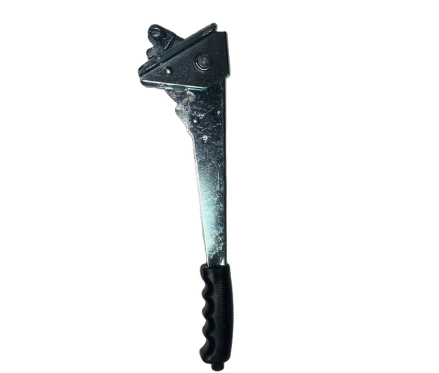 Leva freno a mano Ama zincata con manopola e cremagliera fissa - Ama