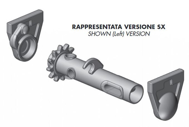Verricello tendicinghia lato ø 48mm dx - No brand