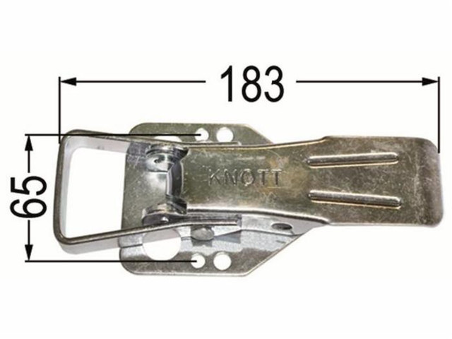 Chiusura per rimorchio a molla 183x65mm - Ama