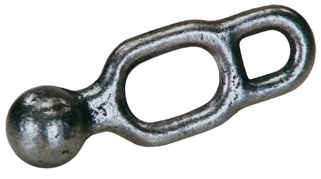 Doppio anello fermo per cerniere l=120mm - Ama