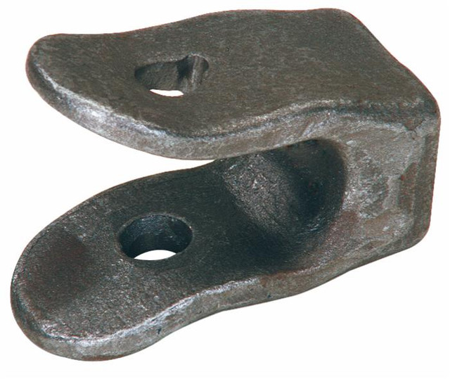 Forcella ribaltabile per rimorchi 2 fori Ø 16mm lunga 102mm - Ama