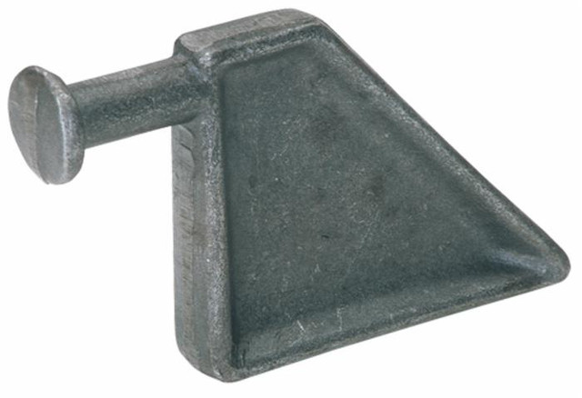 Piantone forgiato per chiusura a blocco delle sponde di rimorchi lungo 130mm Ø 24mm - Ama