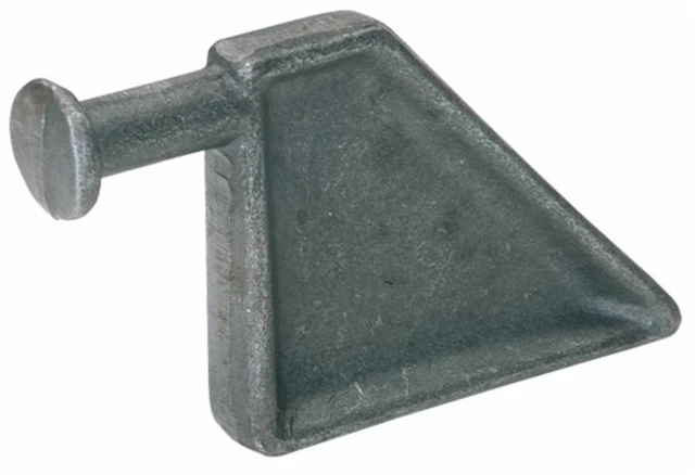 Piantone forgiato per chiusura a blocco delle sponde di rimorchi lungo 130mm Ø 30mm - Ama