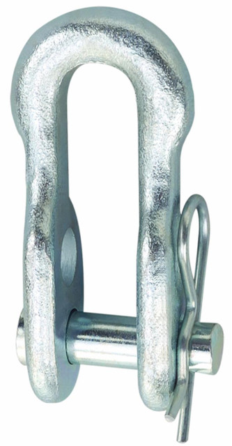 Briglia per catena stabilizzatrice doppio foro zincata Ø 14mm perno 9/16” - Ama