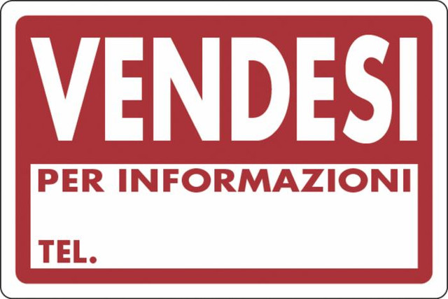 Cartello segnaletica vendesi  30x20 - Ama