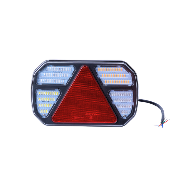 Fanale posteriore LED 12-24V Ama, lato destro, 245x40x151 mm - Ama