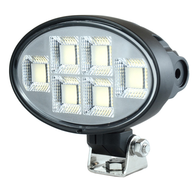 Faro lavoro LED Ama 10-30V DC ovale 120W 9600 LM - Ama
